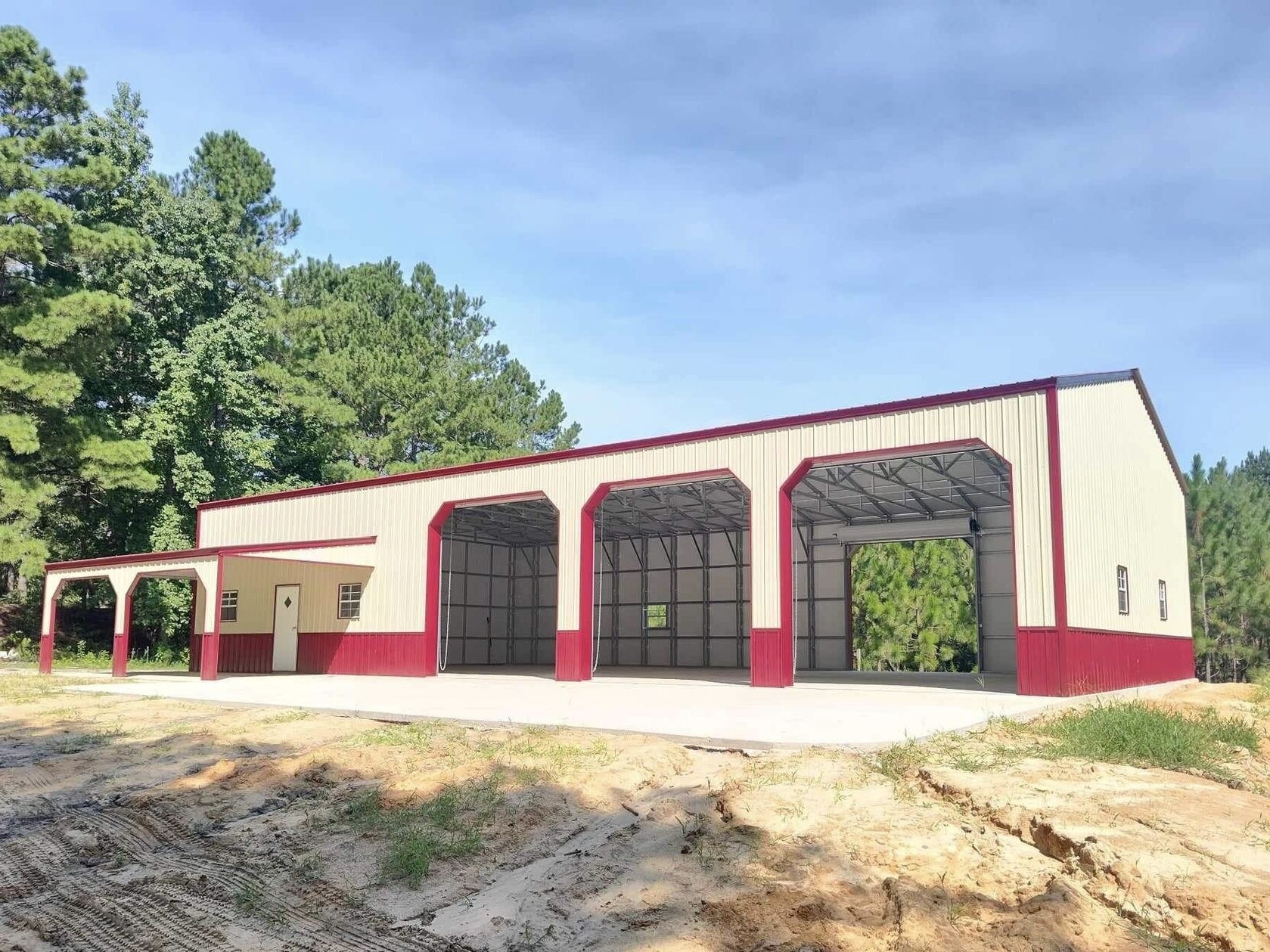 40x80x16 Metal Garage-457